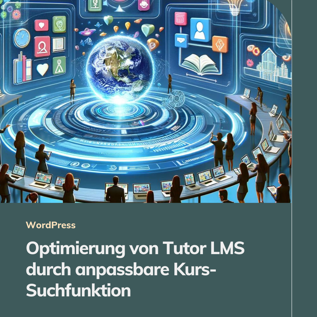 Optimierung von Tutor LMS durch anpassbare Kurs-Suchfunktion